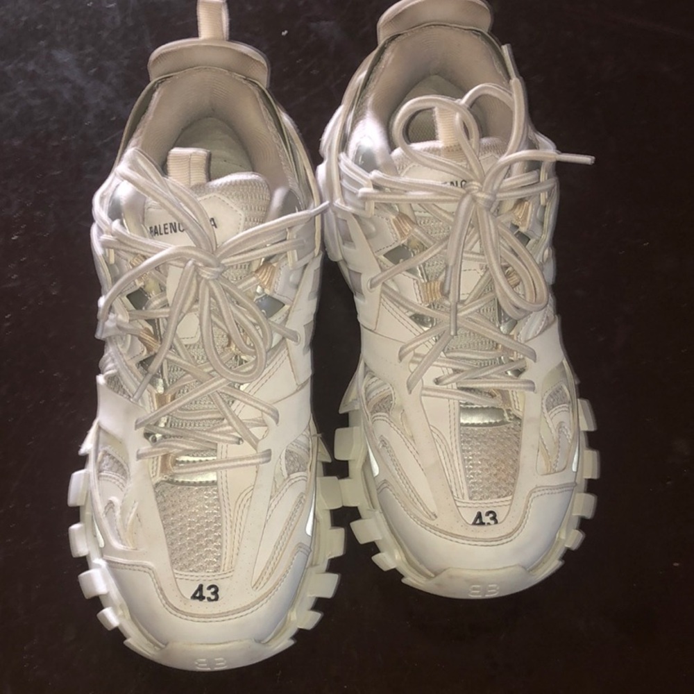 Balenciaga Beige Track Sneakers - Picture 4 of 4